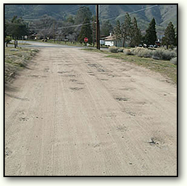 Cook Peak unpaved